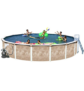 best splash pools round deluxe above ground pool