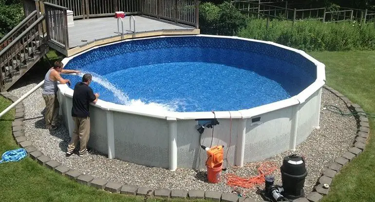 best size above ground pool