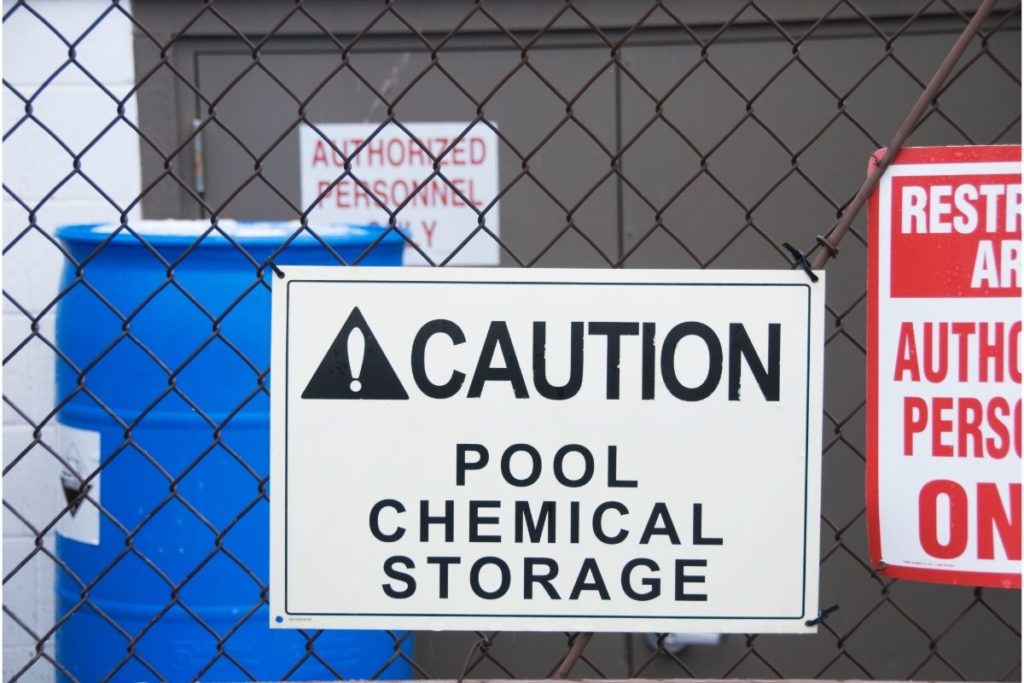 Should Pool Chemicals Be Stored Inside? 