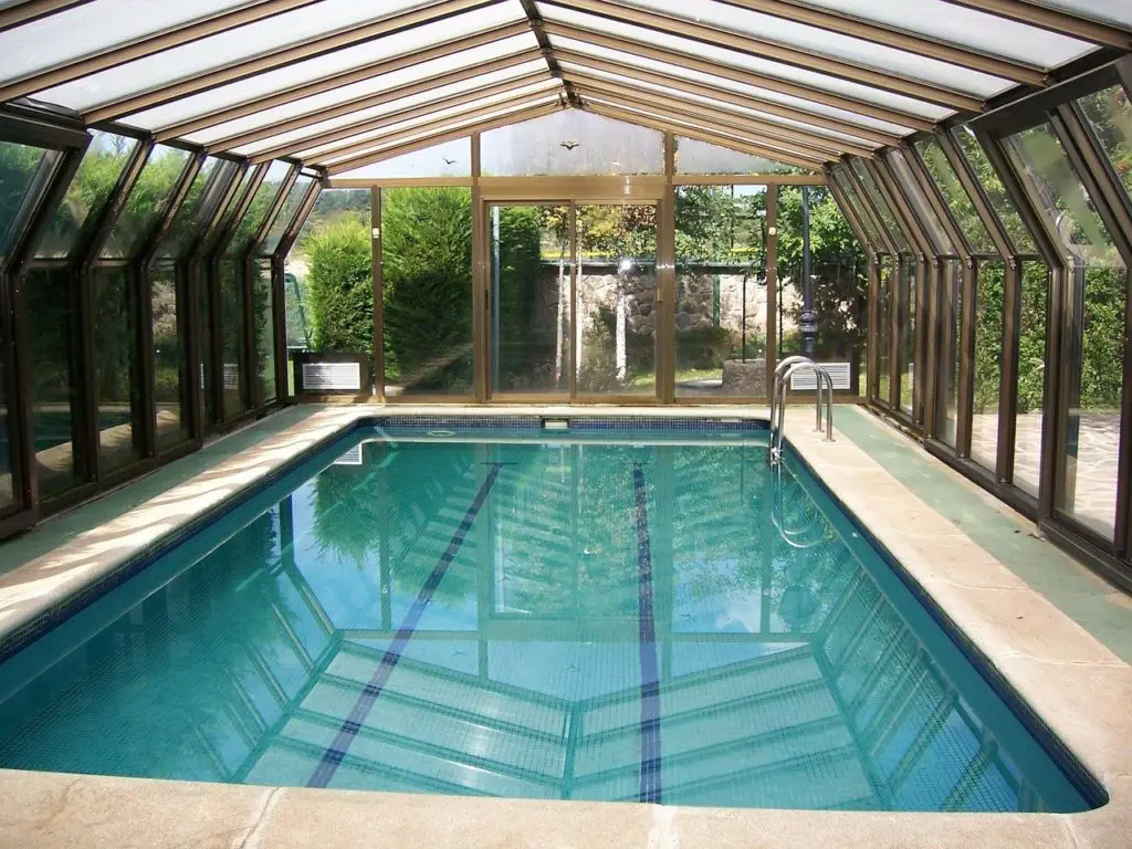 heated pool inside